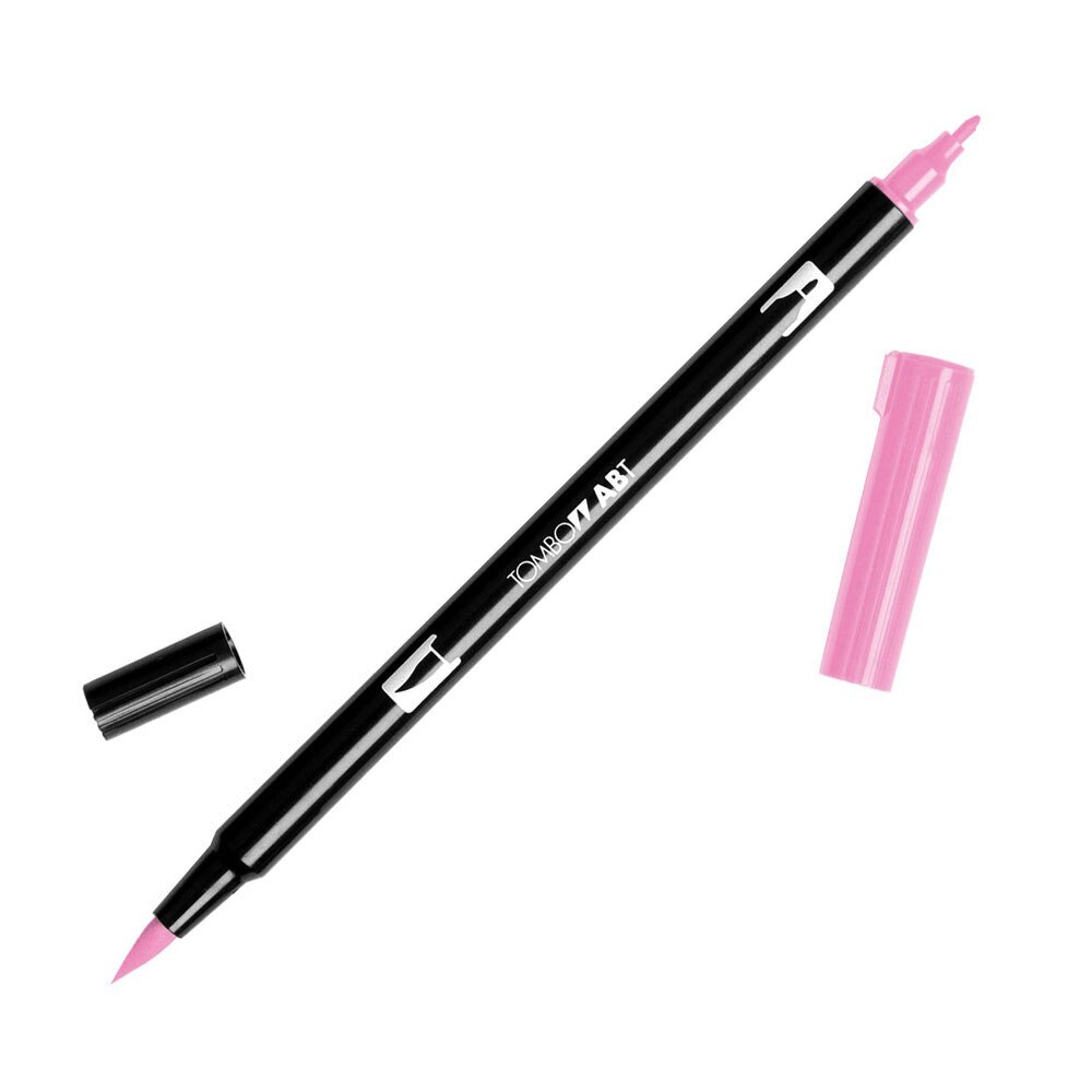Tombow Dual-Tip Brush Marker Pen – Pink Rose